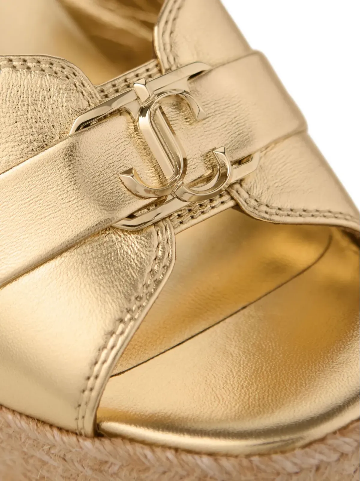 Jimmy Choo レダ エスパドリーユ - ゴールド - 画像5