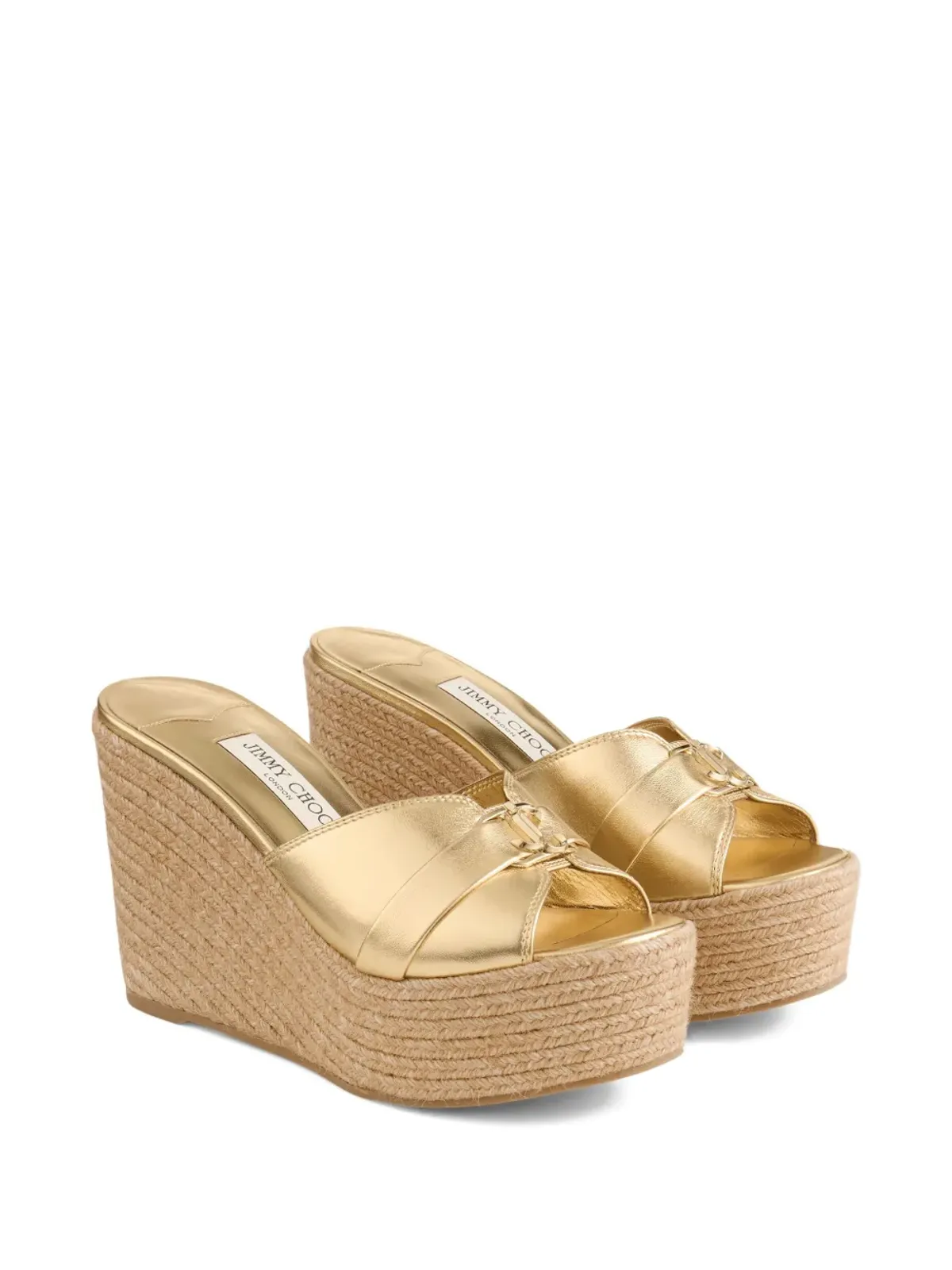 Jimmy Choo レダ エスパドリーユ - ゴールド - 画像2