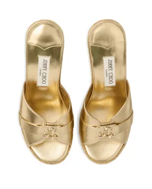 Jimmy Choo レダ エスパドリーユ - ゴールド - サムネイル4