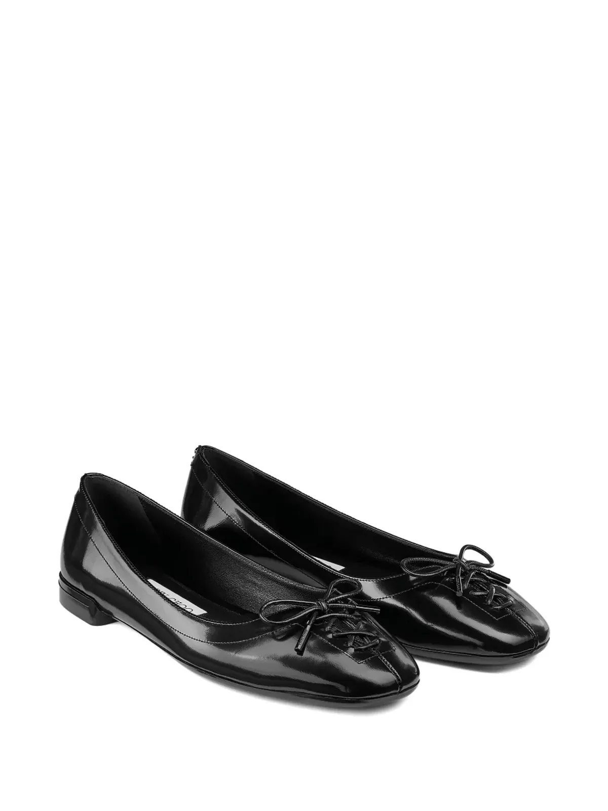 Jimmy Choo Scarlett レースアップリボン付き バレリーナフラット - 画像2