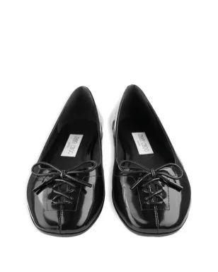 Jimmy Choo Scarlett レースアップリボン付き バレリーナフラット - サムネイル4