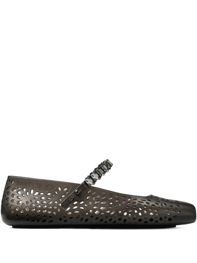 Jimmy Choo Jimmy Choo ジェリーバレリーナフラット ブラックの商品画像