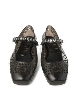 Jimmy Choo ジェリーバレリーナフラット ブラック - サムネイル4