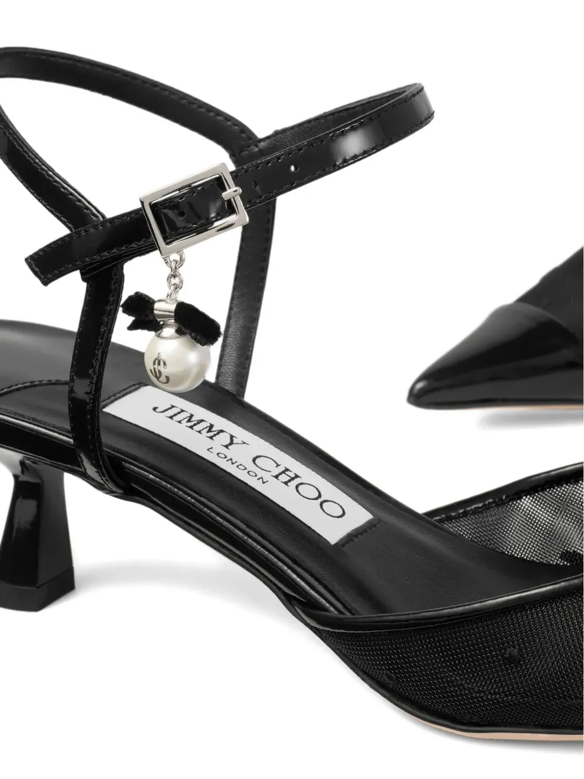 Jimmy Choo Aren ヒールパンプス ブラック - 画像4