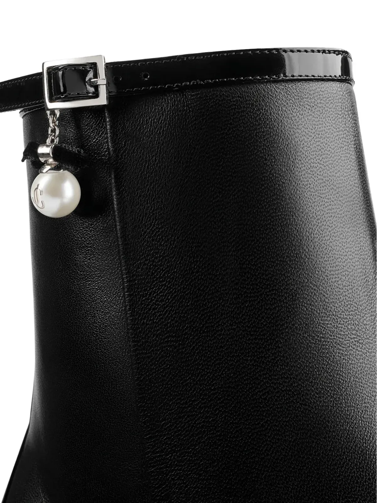 Jimmy Choo 60mmヒール アドリ レザー ブーツ - ブラック - 画像3