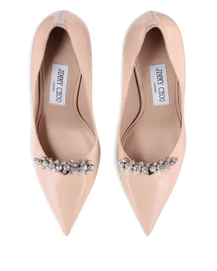 Jimmy Choo ベリンダ 90mm パテントレザー クリスタル装飾 パンプス - サムネイル4