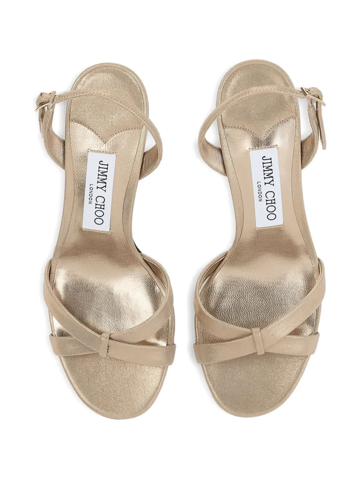 Jimmy Choo Elsy スリングバックサンダル - ゴールド - 画像4