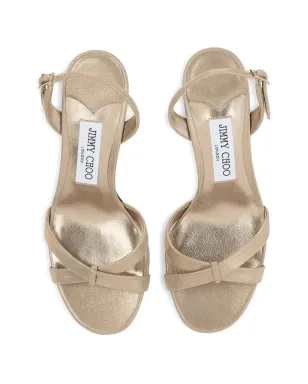Jimmy Choo Elsy スリングバックサンダル - ゴールド - サムネイル4