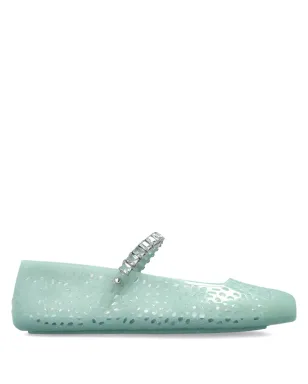Jimmy Choo ジェリー バレエフラット グリーン - サムネイル1