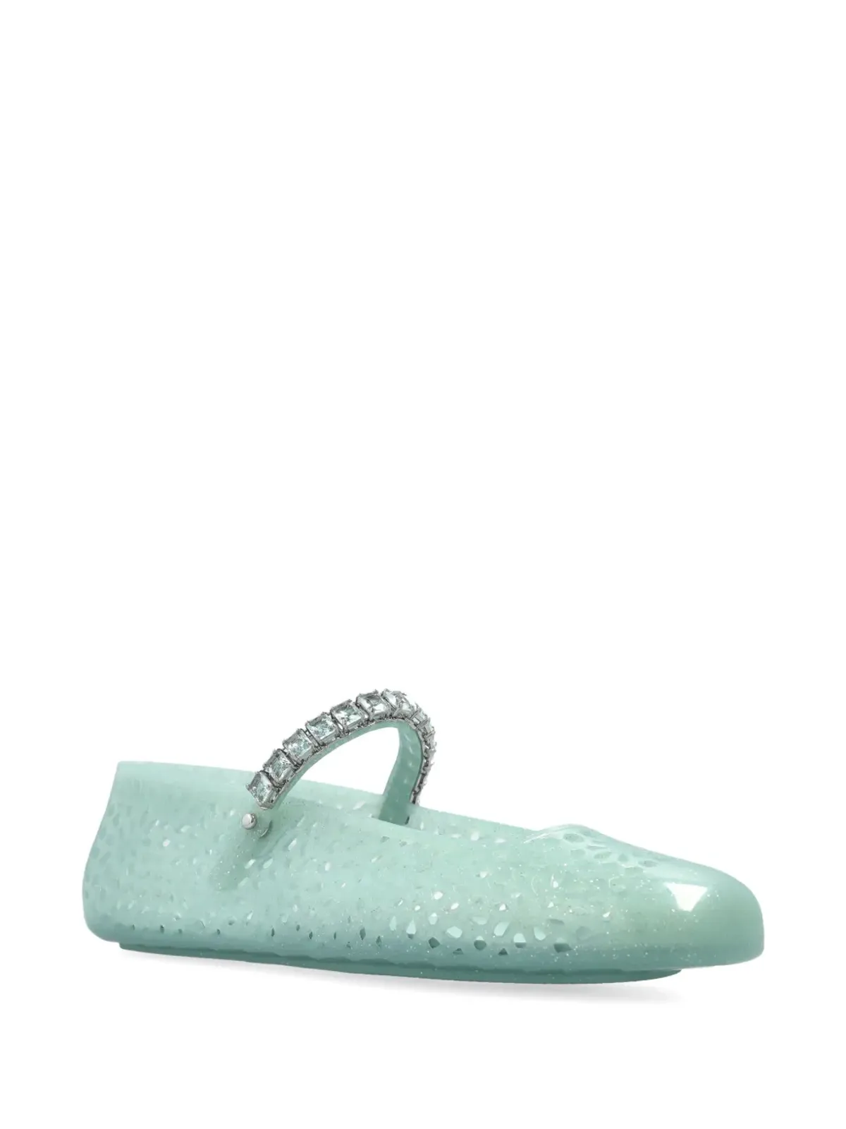 Jimmy Choo ジェリー バレエフラット グリーン - 画像2