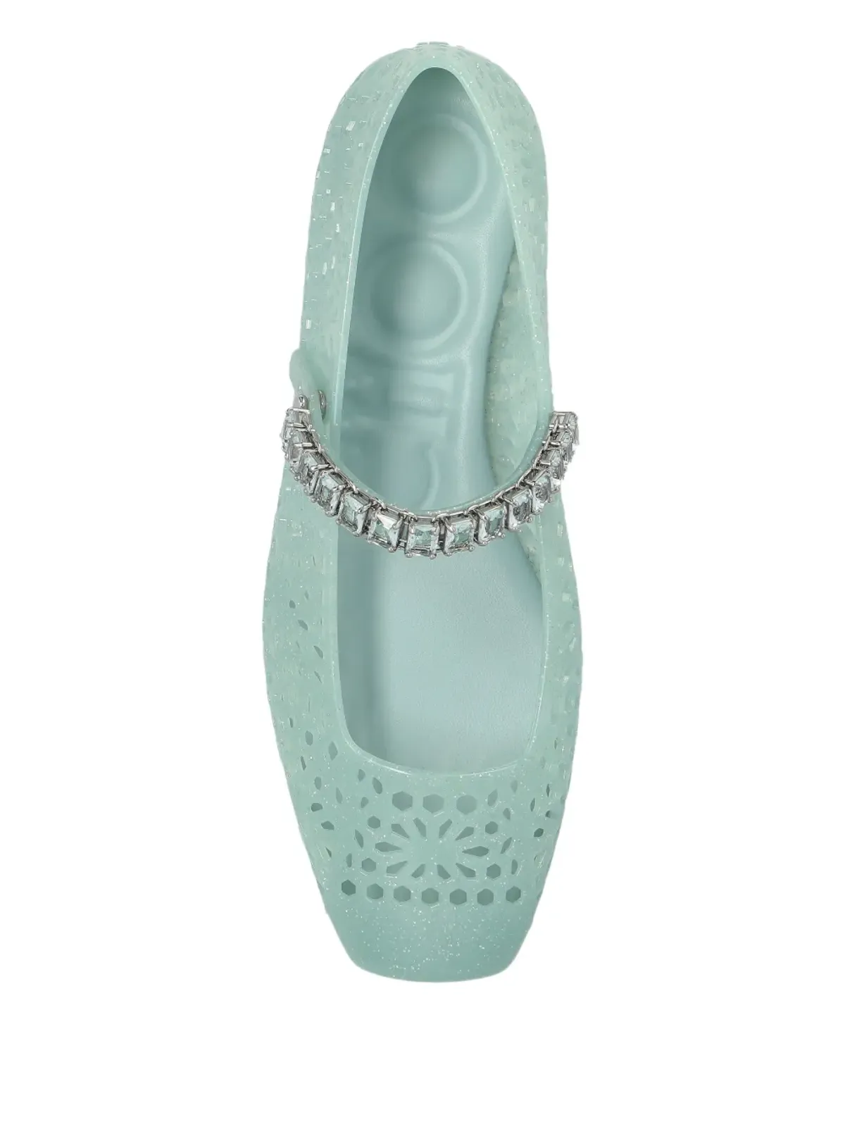 Jimmy Choo ジェリー バレエフラット グリーン - 画像4