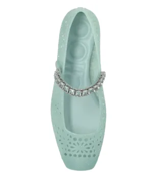 Jimmy Choo ジェリー バレエフラット グリーン - サムネイル4