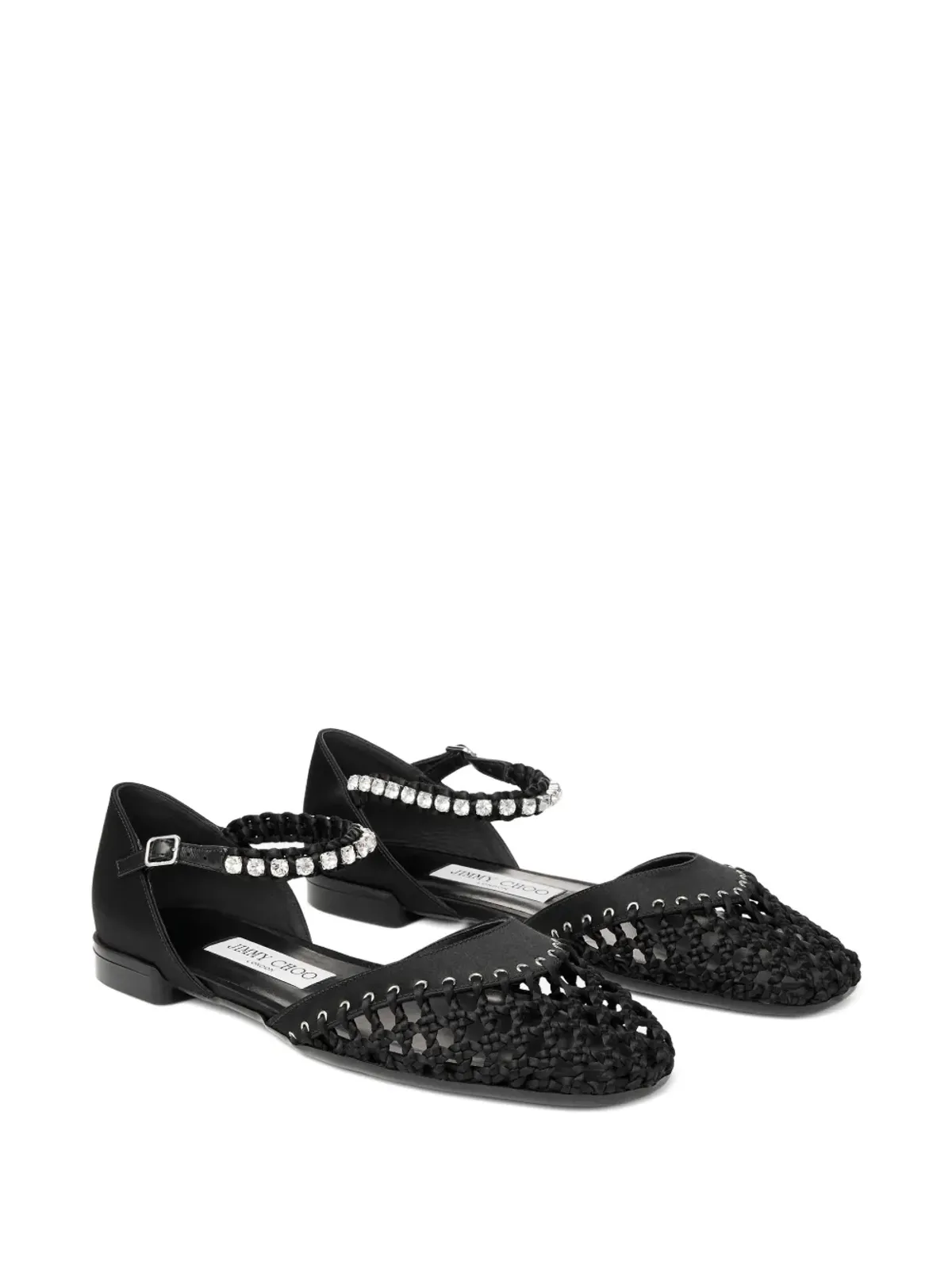 Jimmy Choo Dila バレエフラット - ブラック - 画像2