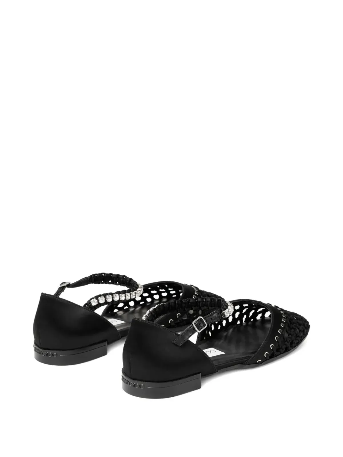 Jimmy Choo Dila バレエフラット - ブラック - 画像3