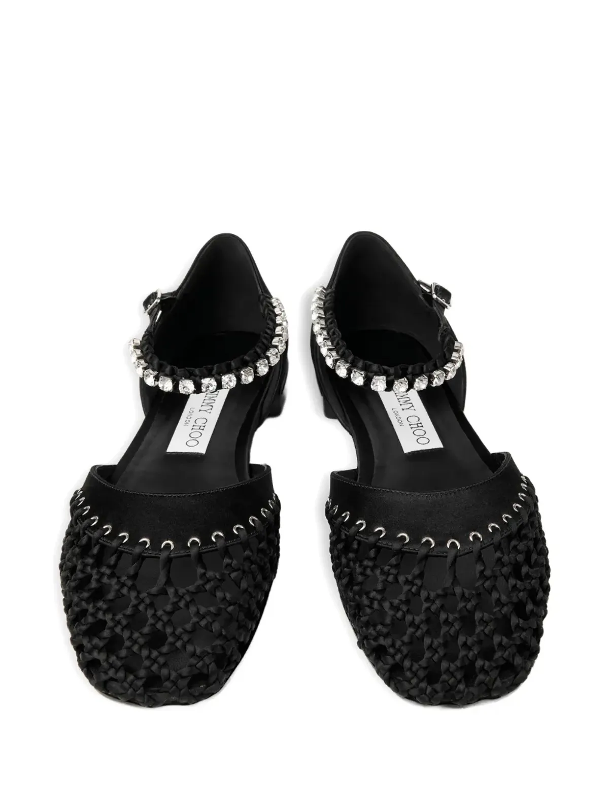 Jimmy Choo Dila バレエフラット - ブラック - 画像4