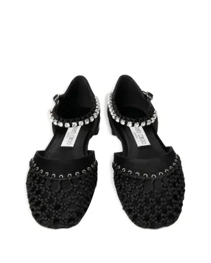 Jimmy Choo Dila バレエフラット - ブラック - サムネイル4