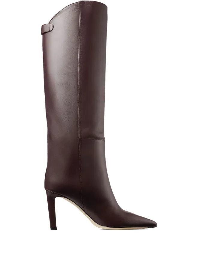 Jimmy Choo Jimmy Choo 85mm アリゼ ニー・ハイ ブーツ - ブラウンの商品画像