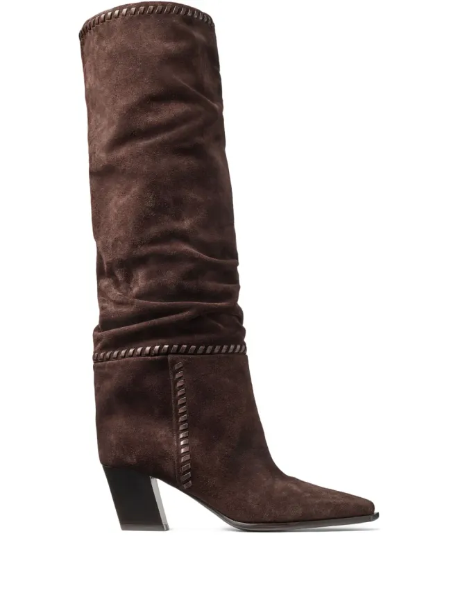 Jimmy Choo Jimmy Choo 60mm ニーハイブーツ - ブラウンの商品画像
