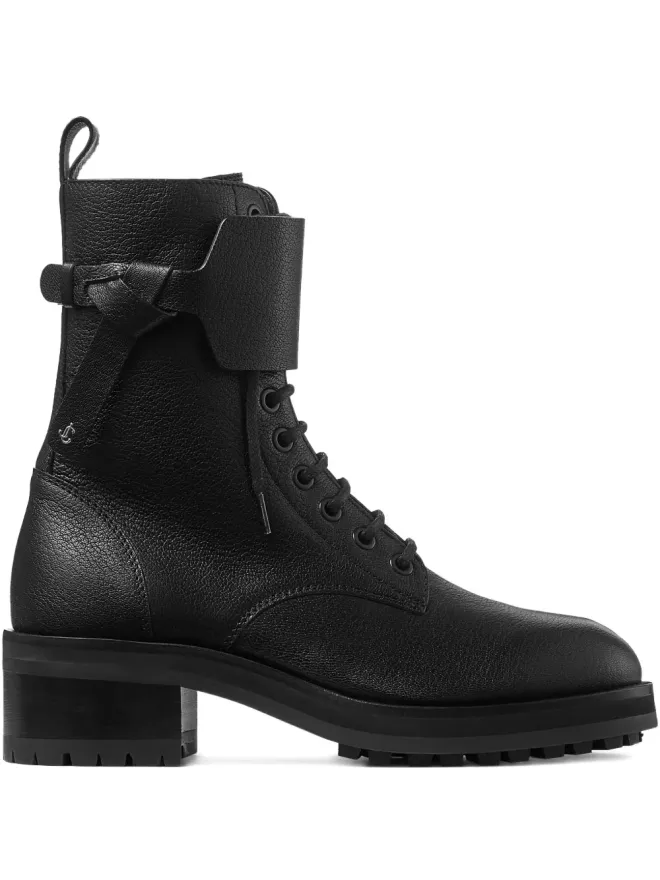 Jimmy Choo Jimmy Choo ロザベル レザー レースアップ コンバットブーツの商品画像