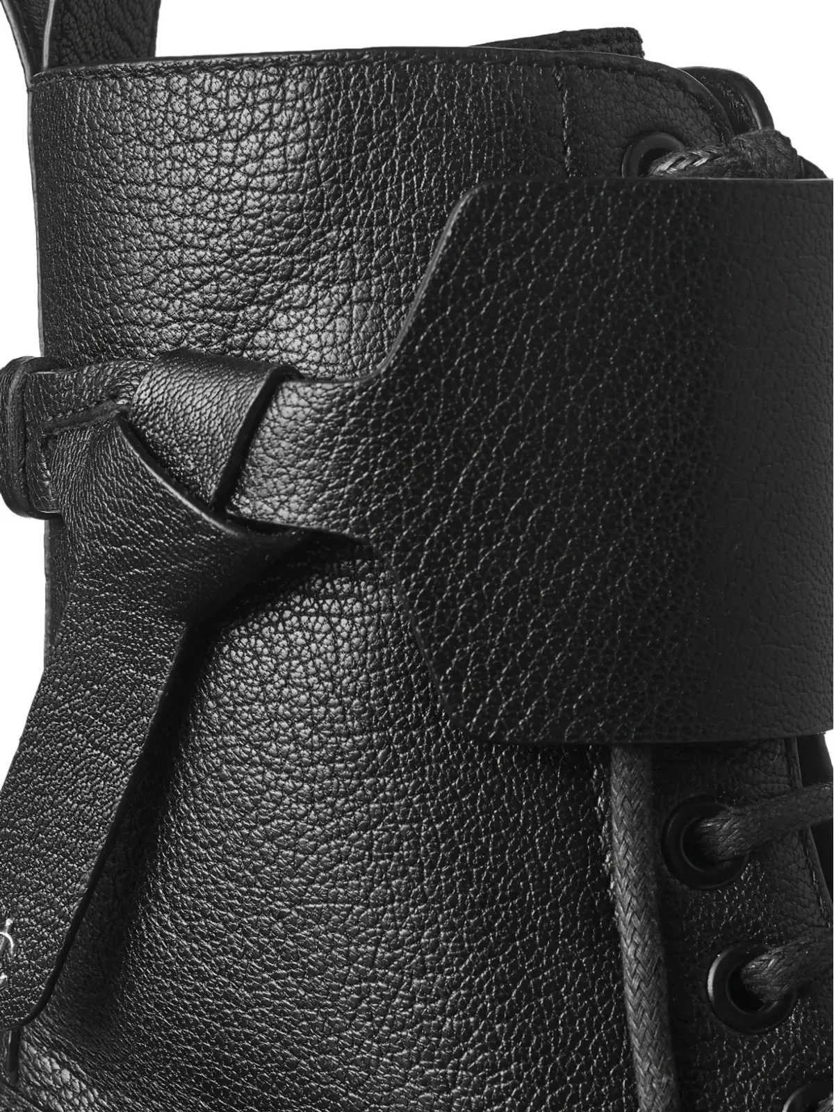 Jimmy Choo ロザベル レザー レースアップ コンバットブーツ - 画像4
