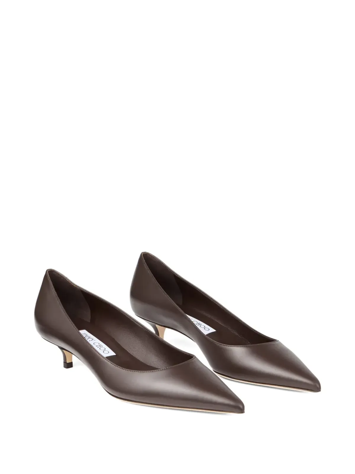 Jimmy Choo アメリア ポインテッドトゥ パンプス - ブラウン - 画像2