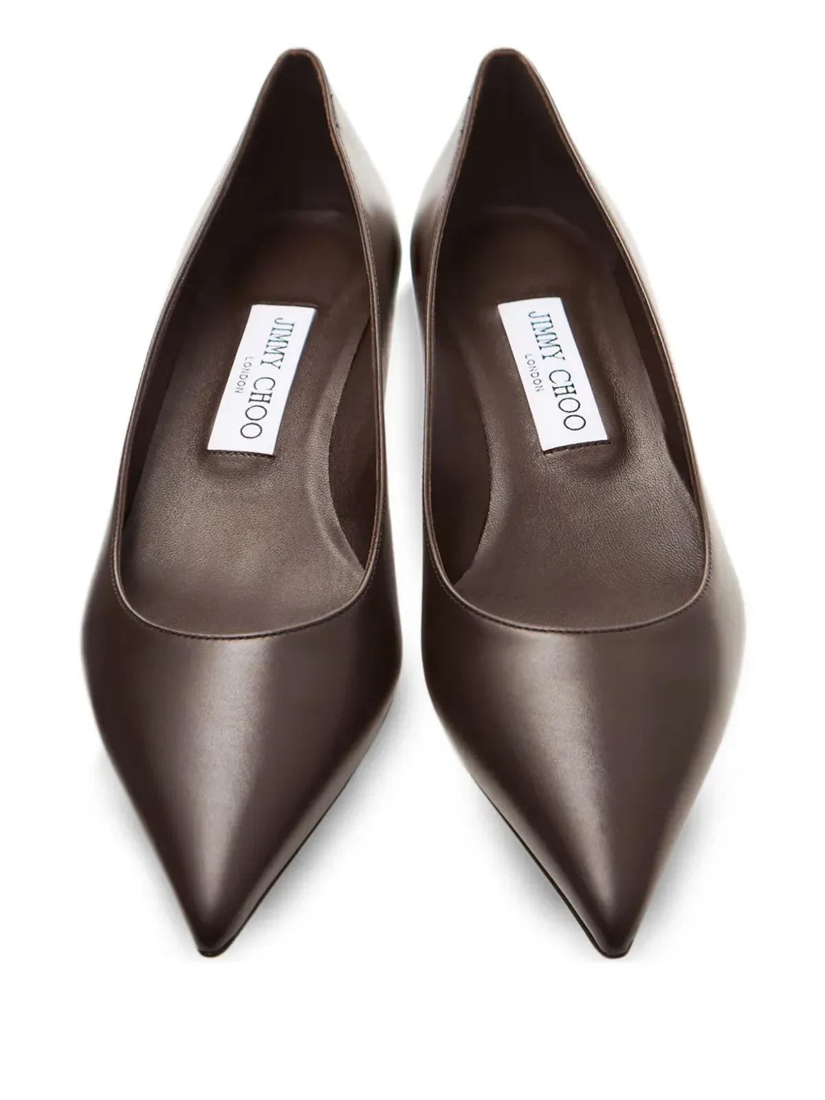 Jimmy Choo アメリア ポインテッドトゥ パンプス - ブラウン - 画像3