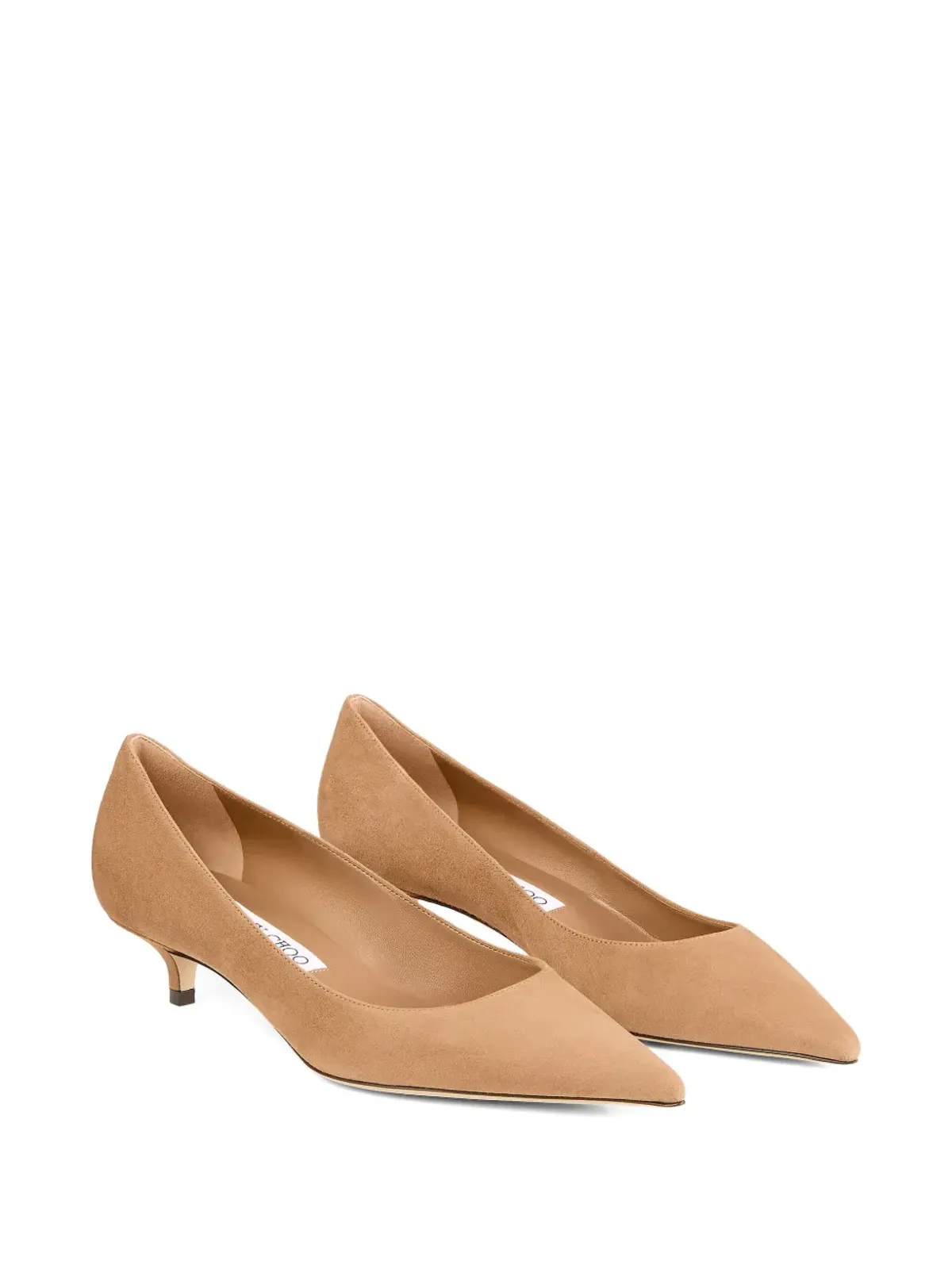 Jimmy Choo Amelia ポインテッドトゥ・キトンヒールパンプス - 画像2