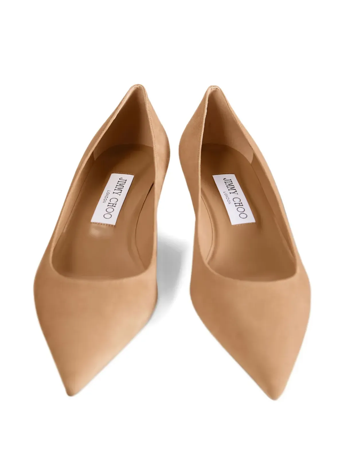 Jimmy Choo Amelia ポインテッドトゥ・キトンヒールパンプス - 画像4