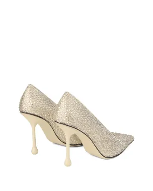 Jimmy Choo 95mm Ixia レザー パンプス - ベージュ - サムネイル5
