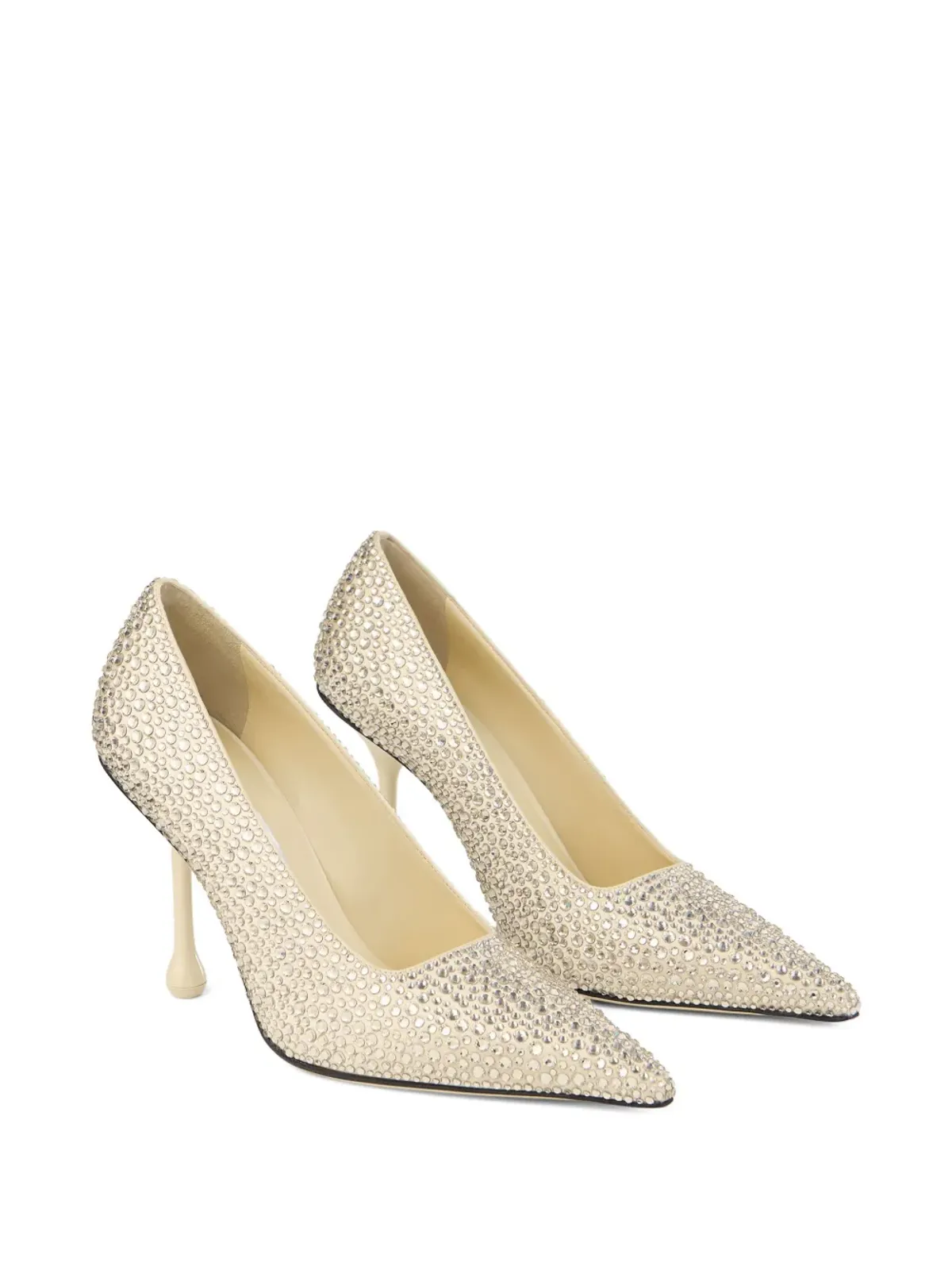Jimmy Choo 95mm Ixia レザー パンプス - ベージュ - 画像2