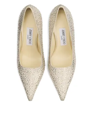 Jimmy Choo 95mm Ixia レザー パンプス - ベージュ - サムネイル3