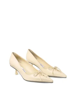 Jimmy Choo 50mm Scarlett レースアップ ポインテッドトゥ パンプス - ニュートラルカラー - サムネイル2