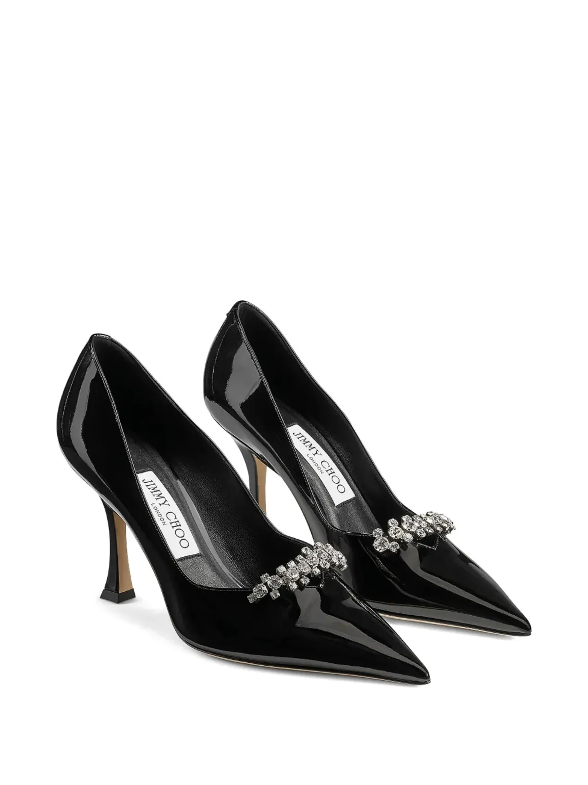 Jimmy Choo Belinda ポインテッドトゥパンプス - ブラック - 画像2