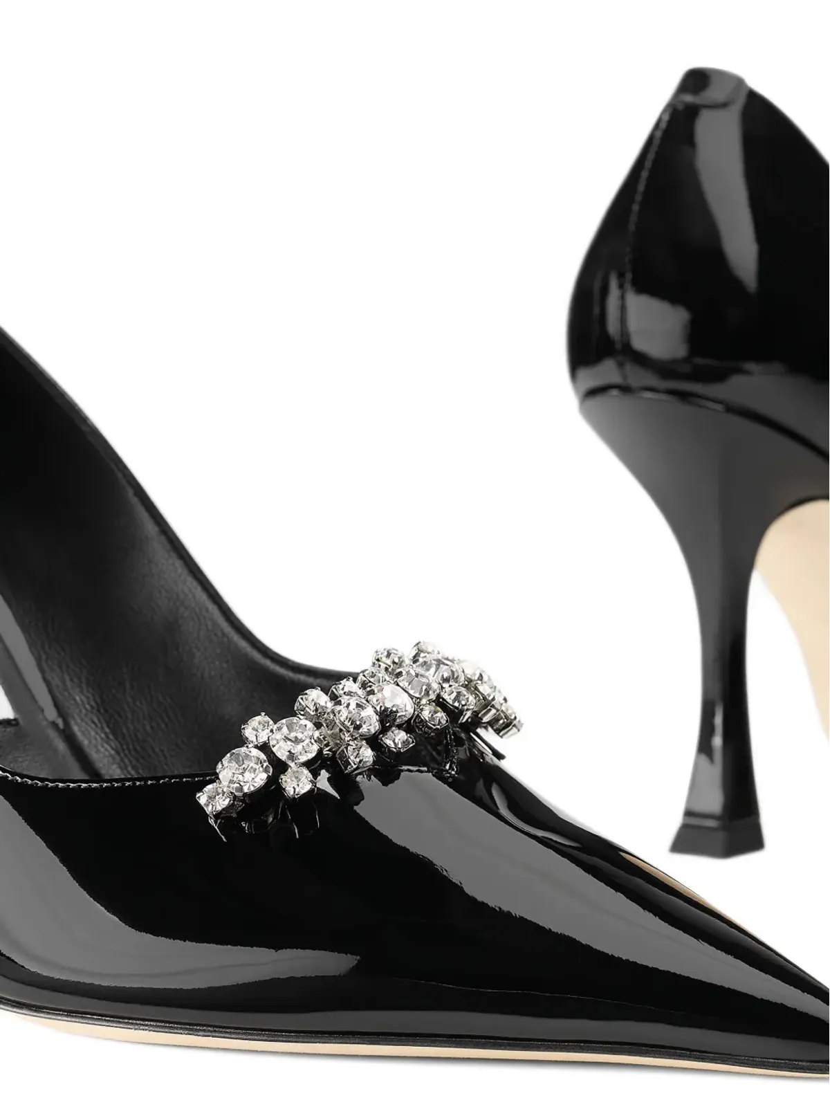 Jimmy Choo Belinda ポインテッドトゥパンプス - ブラック - 画像3