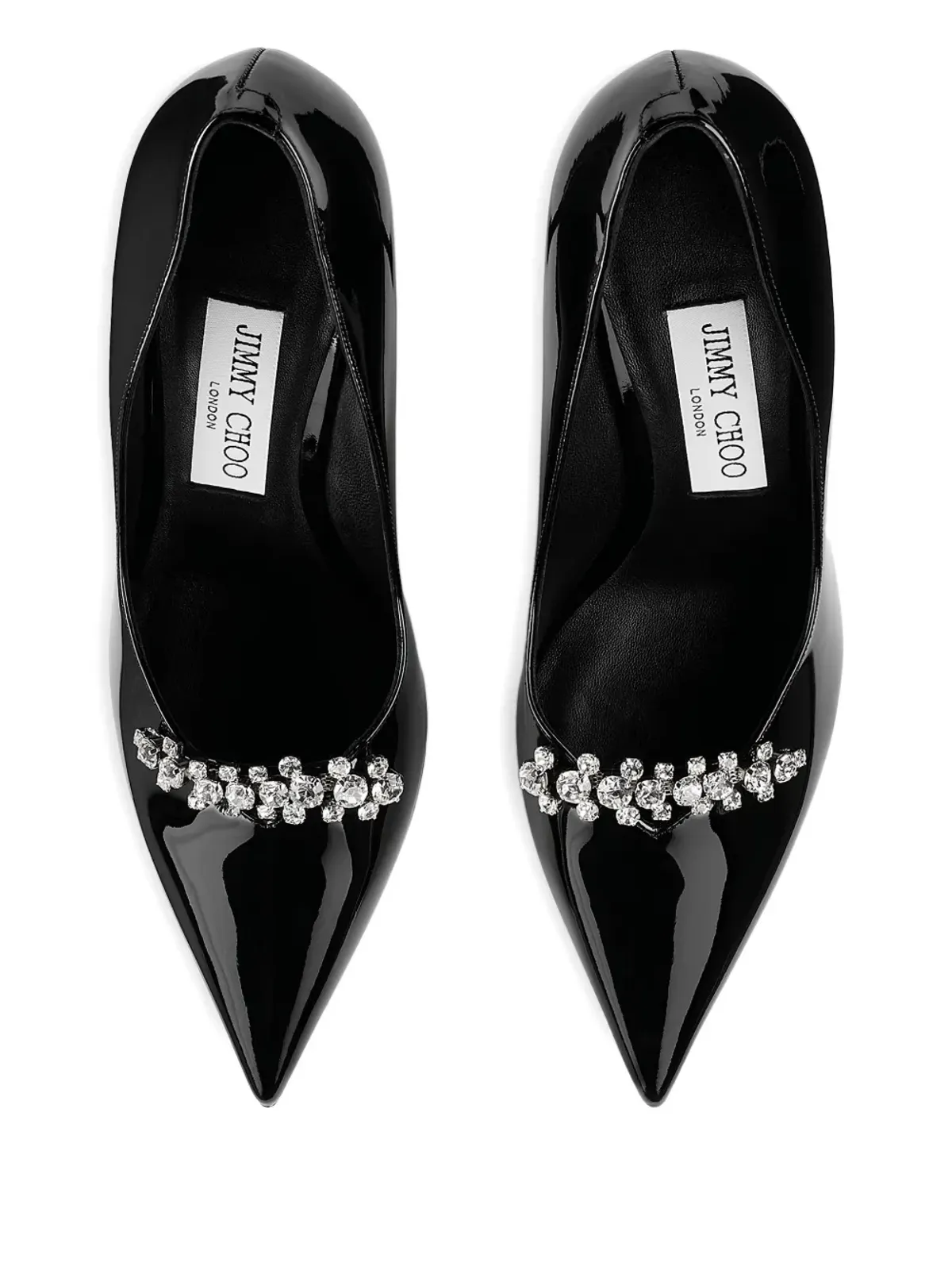 Jimmy Choo Belinda ポインテッドトゥパンプス - ブラック - 画像4