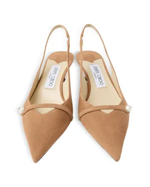 Jimmy Choo Amita 45mm パール装飾スリングバックパンプス - サムネイル4