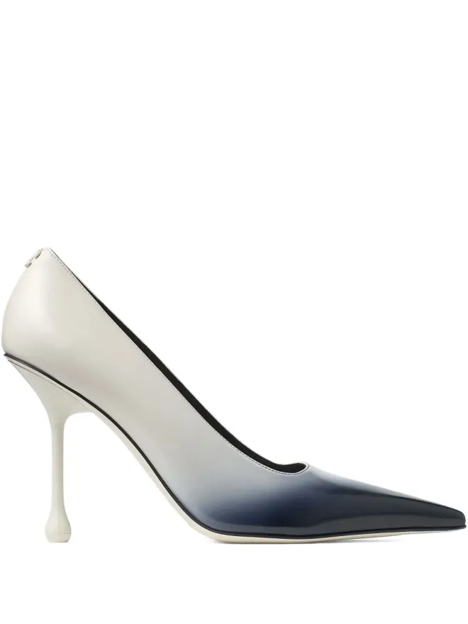 Jimmy Choo Jimmy Choo 85mm Ixia ポインテッドトゥ パンプス - ホワイトの商品画像