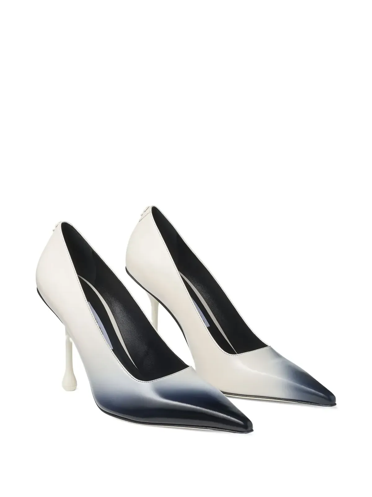 Jimmy Choo 85mm Ixia ポインテッドトゥ パンプス - ホワイト - 画像2