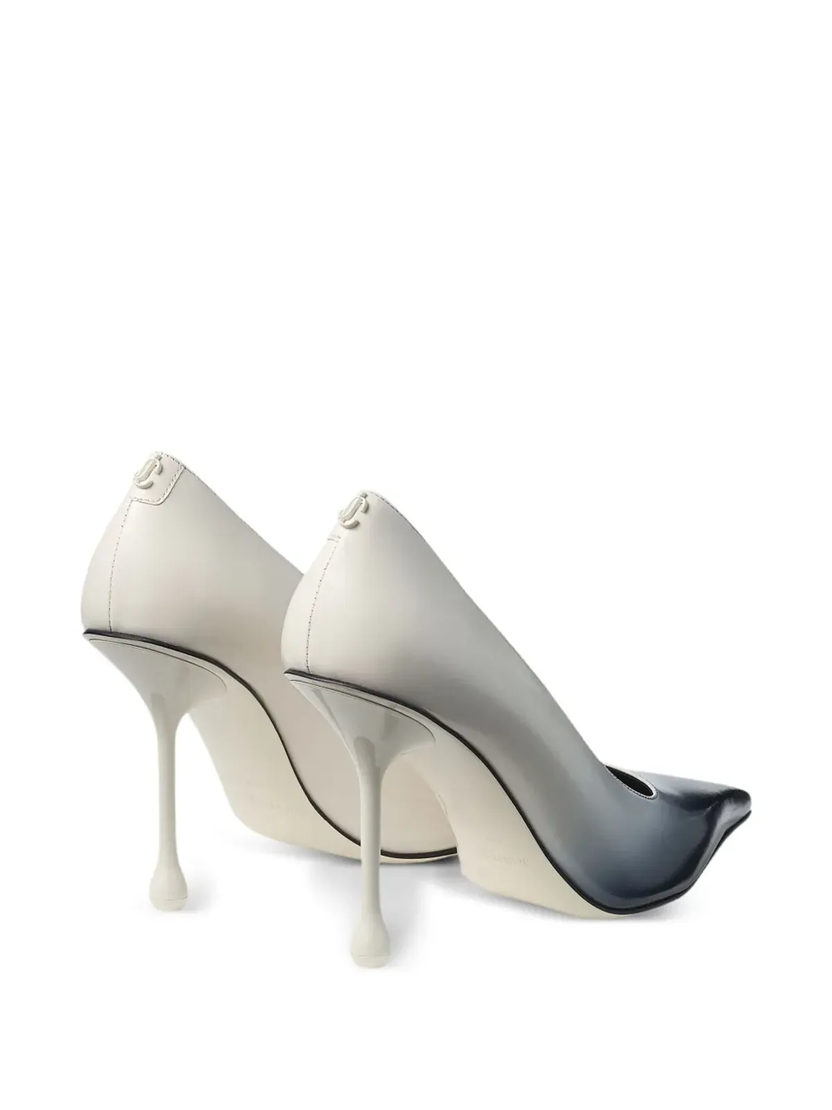 Jimmy Choo 85mm Ixia ポインテッドトゥ パンプス - ホワイト - 画像3