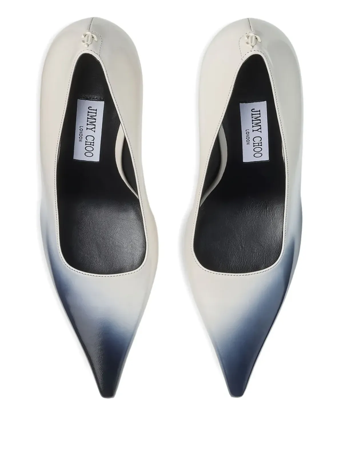 Jimmy Choo 85mm Ixia ポインテッドトゥ パンプス - ホワイト - 画像4