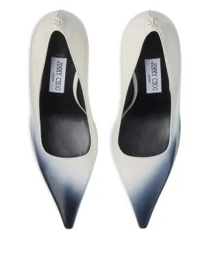 Jimmy Choo 85mm Ixia ポインテッドトゥ パンプス - ホワイト - サムネイル4