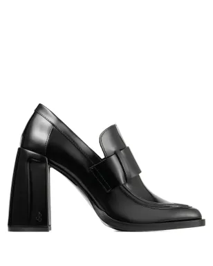 Jimmy Choo 85mm TYLOR ブロックヒール ローファーパンプス - ブラック - サムネイル1