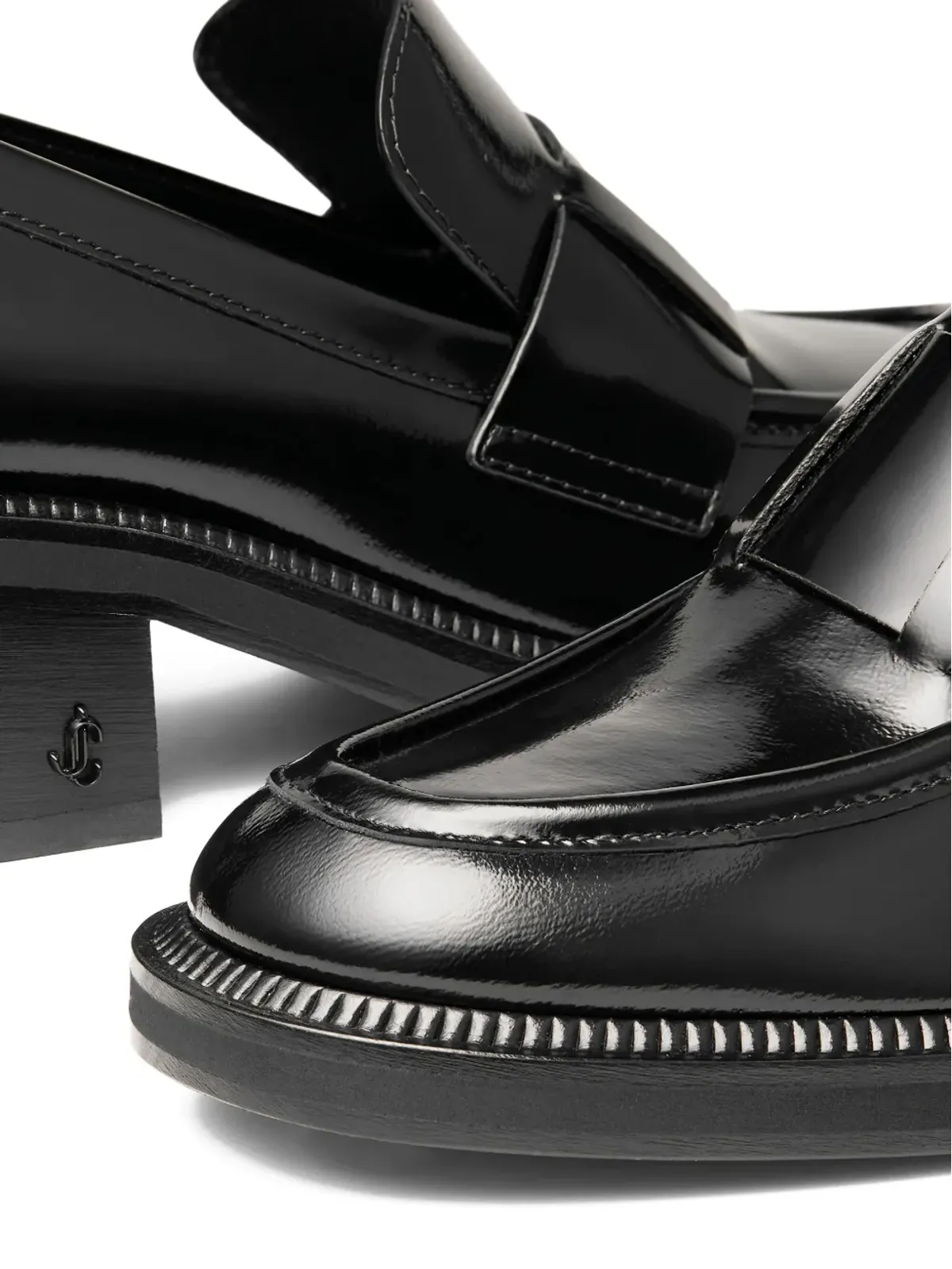 Jimmy Choo ティラー レザー ブロックヒール ローファー - 画像5