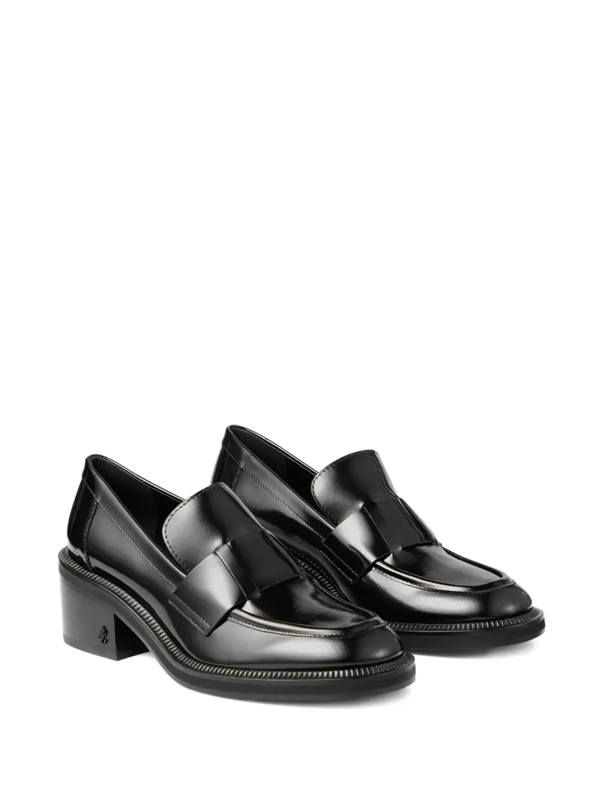 Jimmy Choo ティラー レザー ブロックヒール ローファー - 画像2