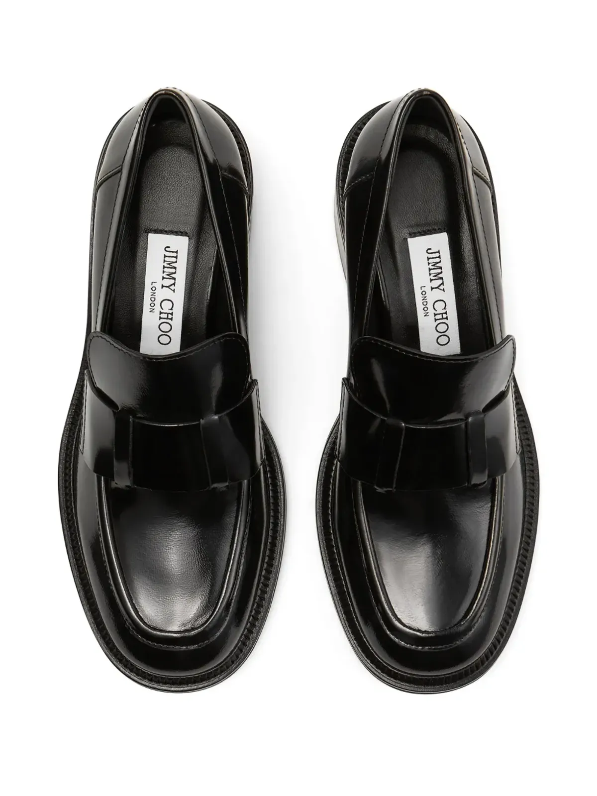 Jimmy Choo ティラー レザー ブロックヒール ローファー - 画像3