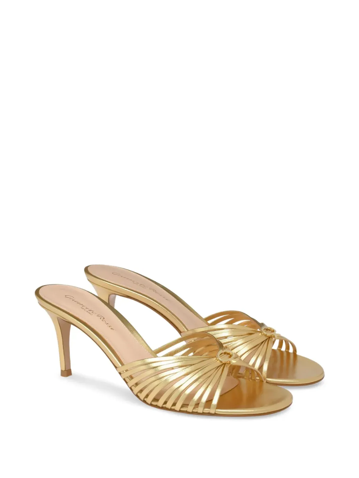 Gianvito Rossi Vynaサンダル - ゴールド - 画像2