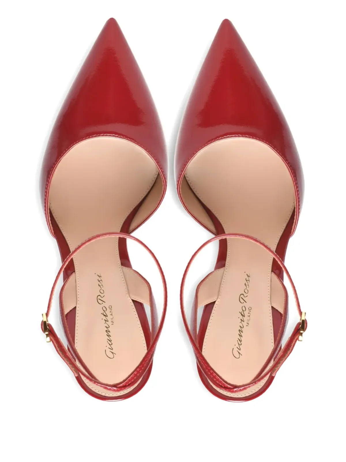 Gianvito Rossi Caraパンプス - レッド - 画像4