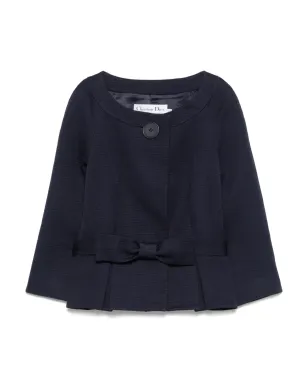 Christian Dior ビンテージ 2010年ベルト付きジャケット ブルー - サムネイル1