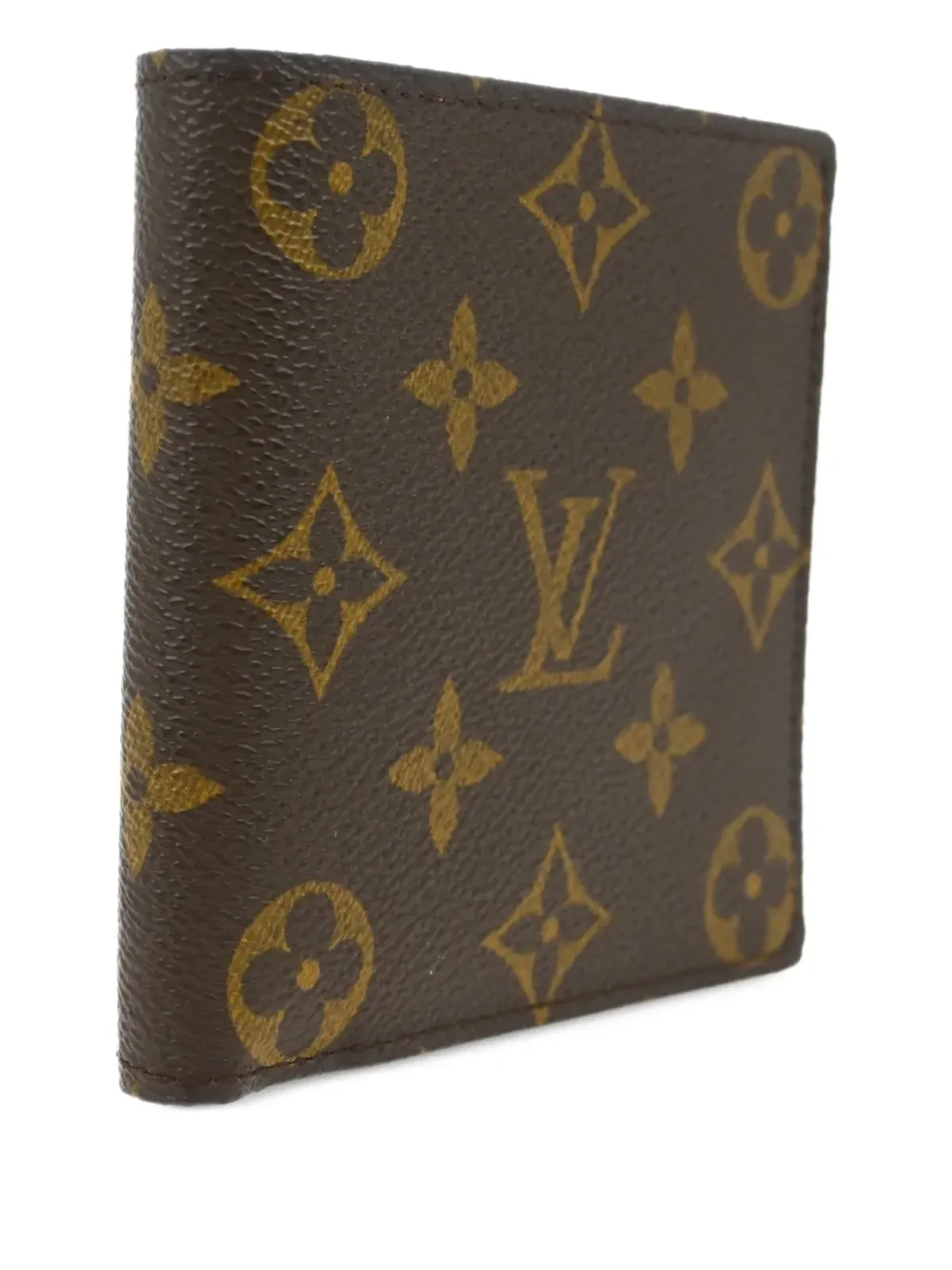 Louis Vuitton ビンテージ モノグラム・キャンバス 二つ折り財布 ブラウン - 画像5