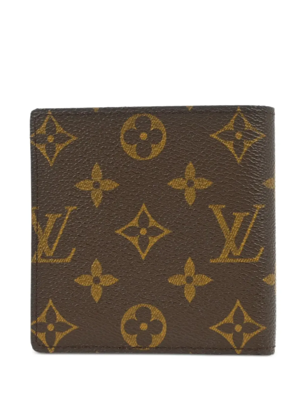 Louis Vuitton ビンテージ モノグラム・キャンバス 二つ折り財布 ブラウン - 画像2